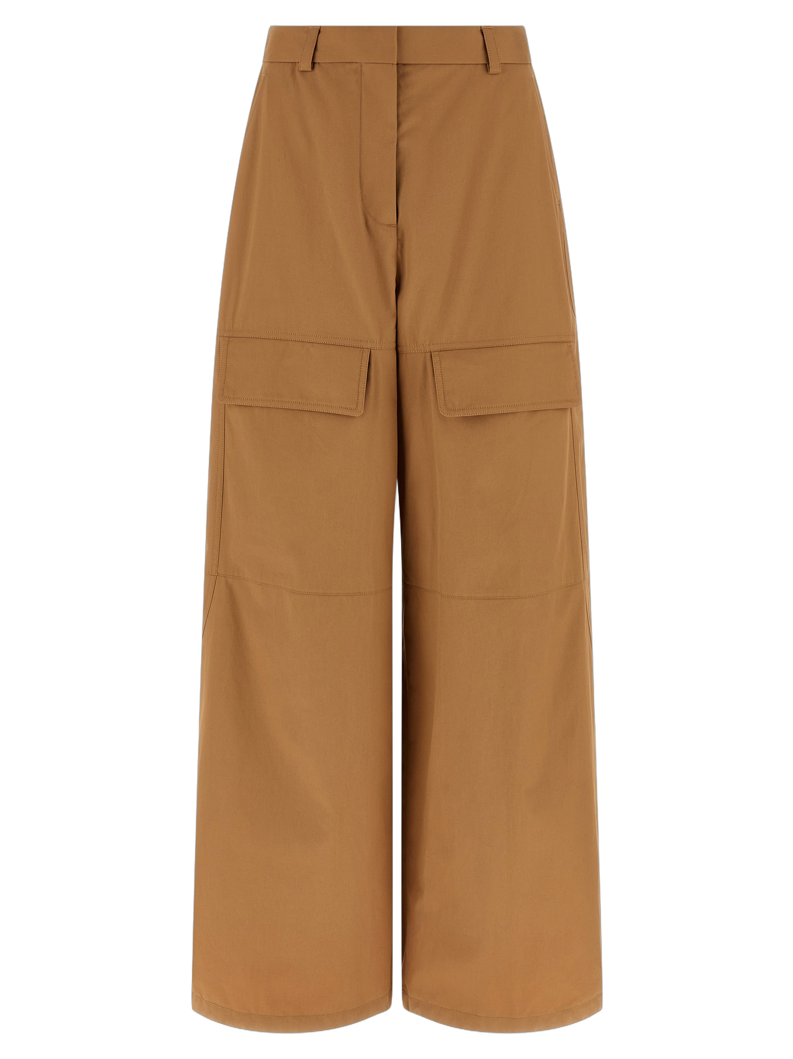 Stella McCartney Cotton Cargo Cargo Pants — Beige