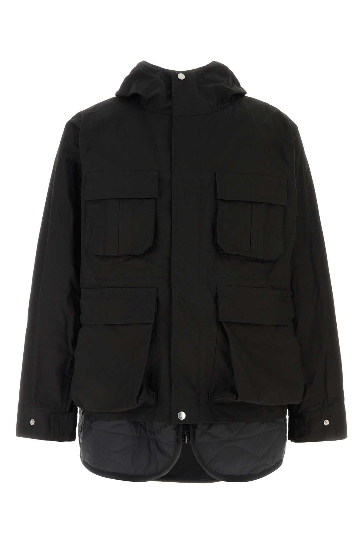 Sacai Cargo-Pocket Jacket — Black