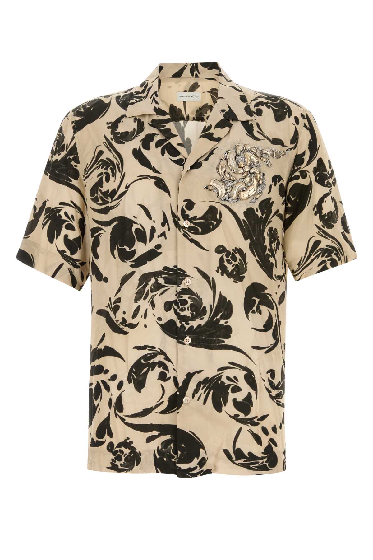 Dries Van Noten Carltone Shirt — Beige