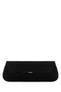Amina Muaddi Blasilhar Clutch — Black