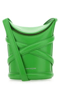 Alexander McQueen Leather Bucket Bucket Bag — Green