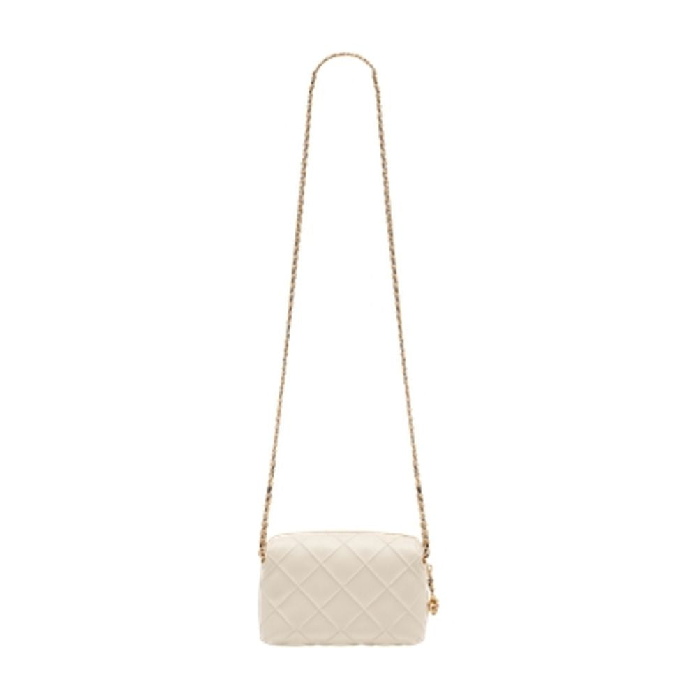 Tory Burch Fleming Crossbody Bag — Beige