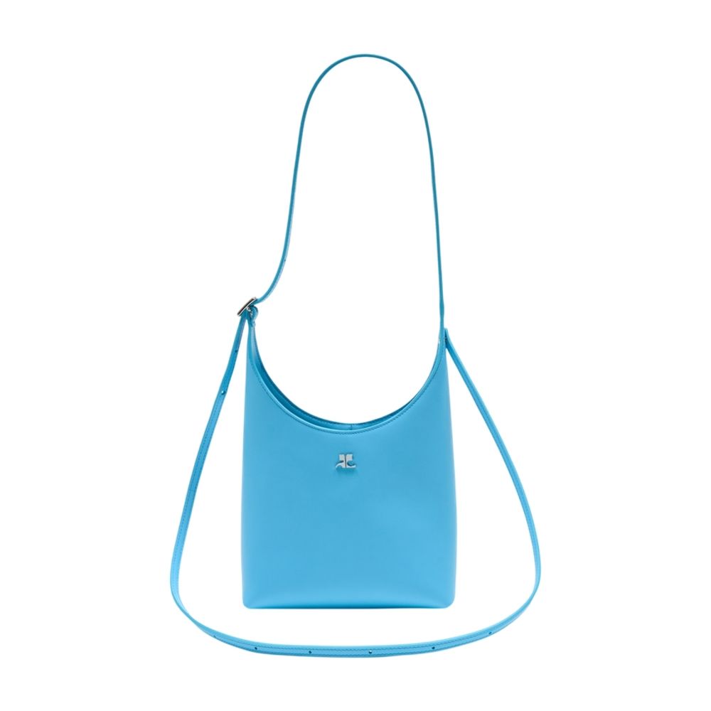 Courreges Melt Shoulder Bag — Blue