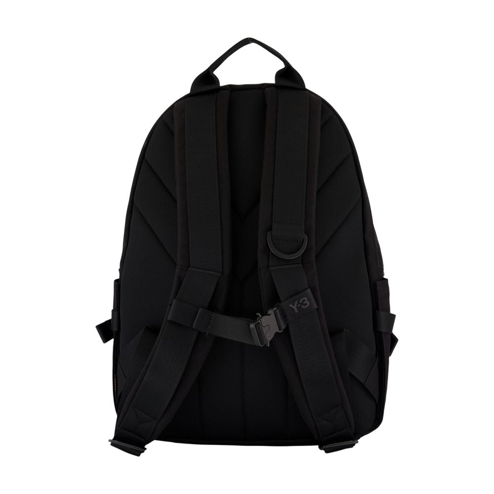 Y-3 Synthetic Backpack — Black