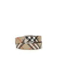Burberry Check Belt — Beige