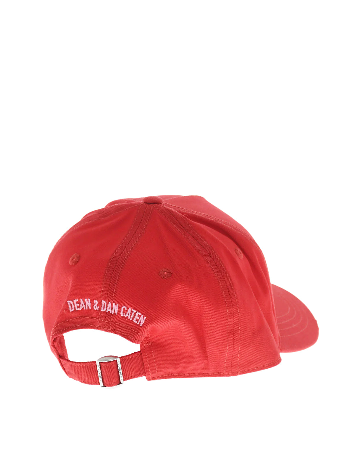 Dsquared2 BC066005C000012284 Embroidered Logo Baseball Cap — Red