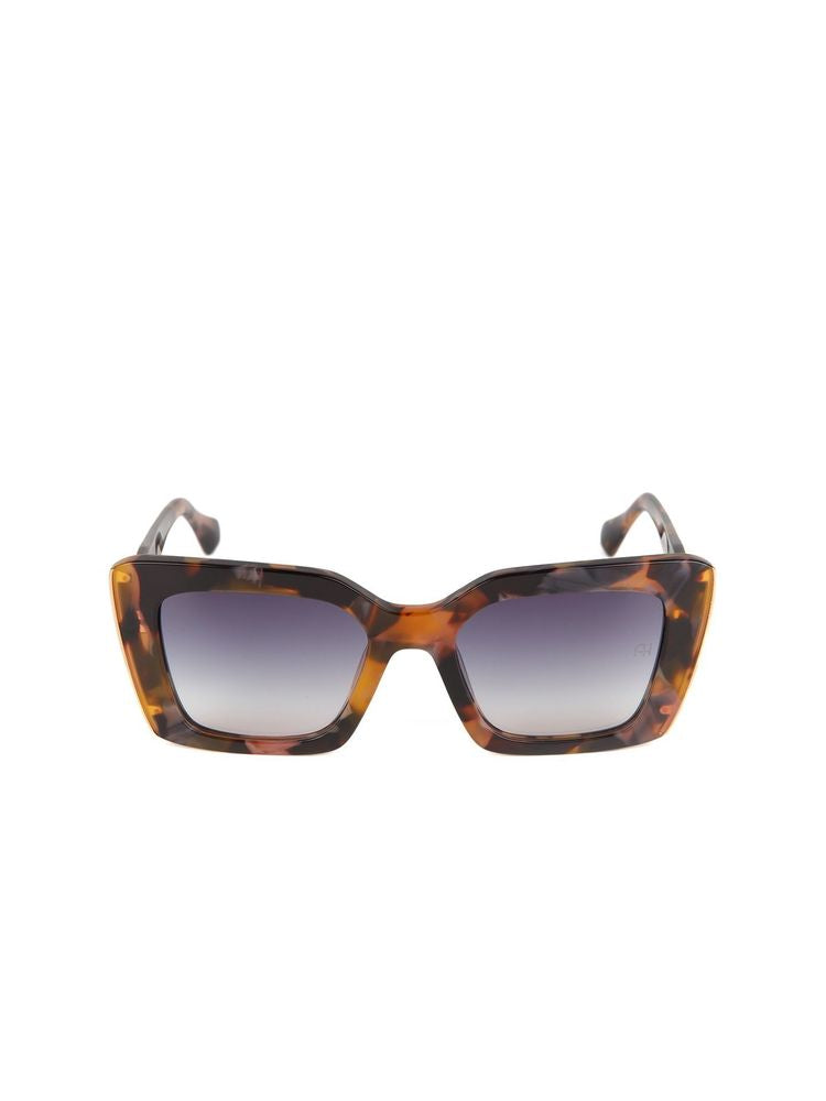 Ana Hickmann AH9515 Honey Tortoiseshell Acetate Sunglasses — Brown