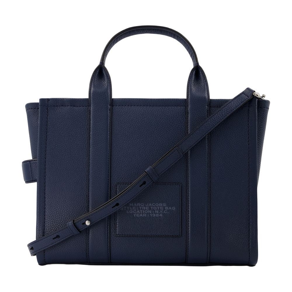 Marc Jacobs Quilted Leather Tote Bag — Navy