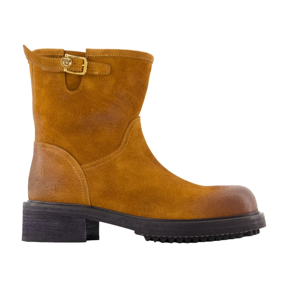 Versace H40 Ankle Boot — Brown