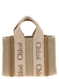 Chloé Woody Mini Bag — Beige