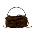 Acne Studios Multipocket Calfskin Shoulder Bag — Brown
