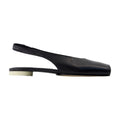 MM6 Maison Margiela Leather Slingback Flat — Black