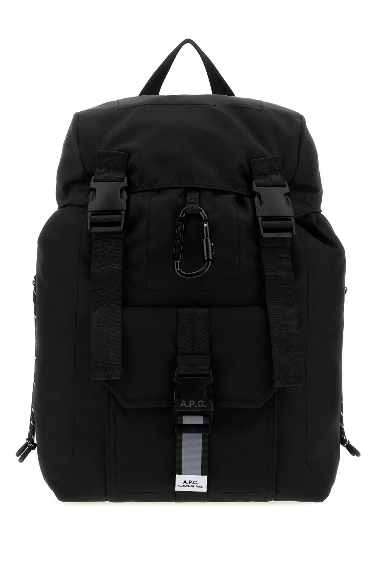 A.P.C. Nylon Cargo Backpack — Black