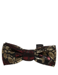 Dolce & Gabbana Floral Jacquard Bow Tie — Multicolor