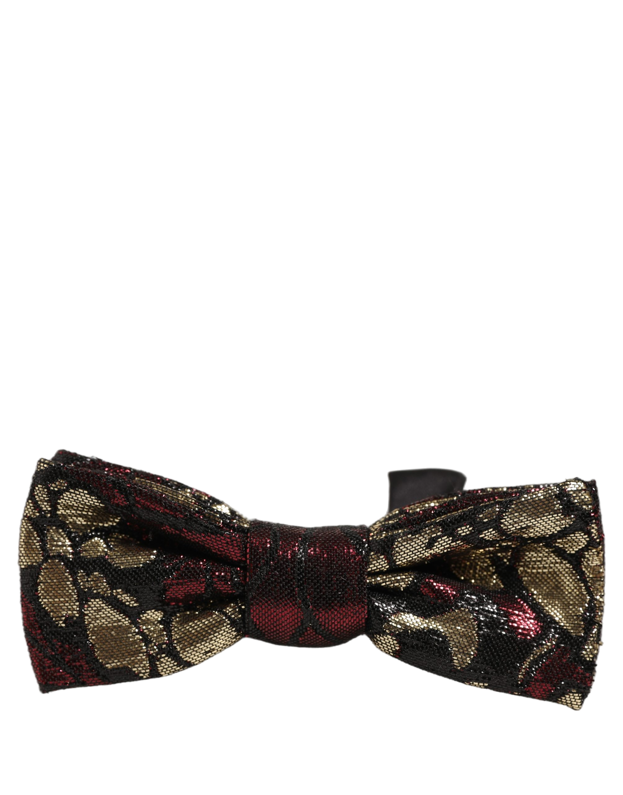 Dolce & Gabbana Floral Jacquard Bow Tie — Multicolor