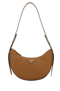 Prada Caramel Leather Shoulder Bag — Brown