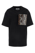 Jil Sander Python-Patch T-shirt — Black