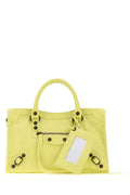 Balenciaga City Top Handle Bag — Yellow