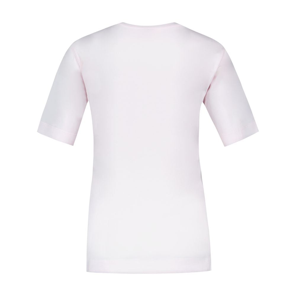 Simone Rocha Cotton Embroidered T-Shirt — Pink