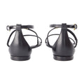 Alexander McQueen Leather Harness Sandals — Black