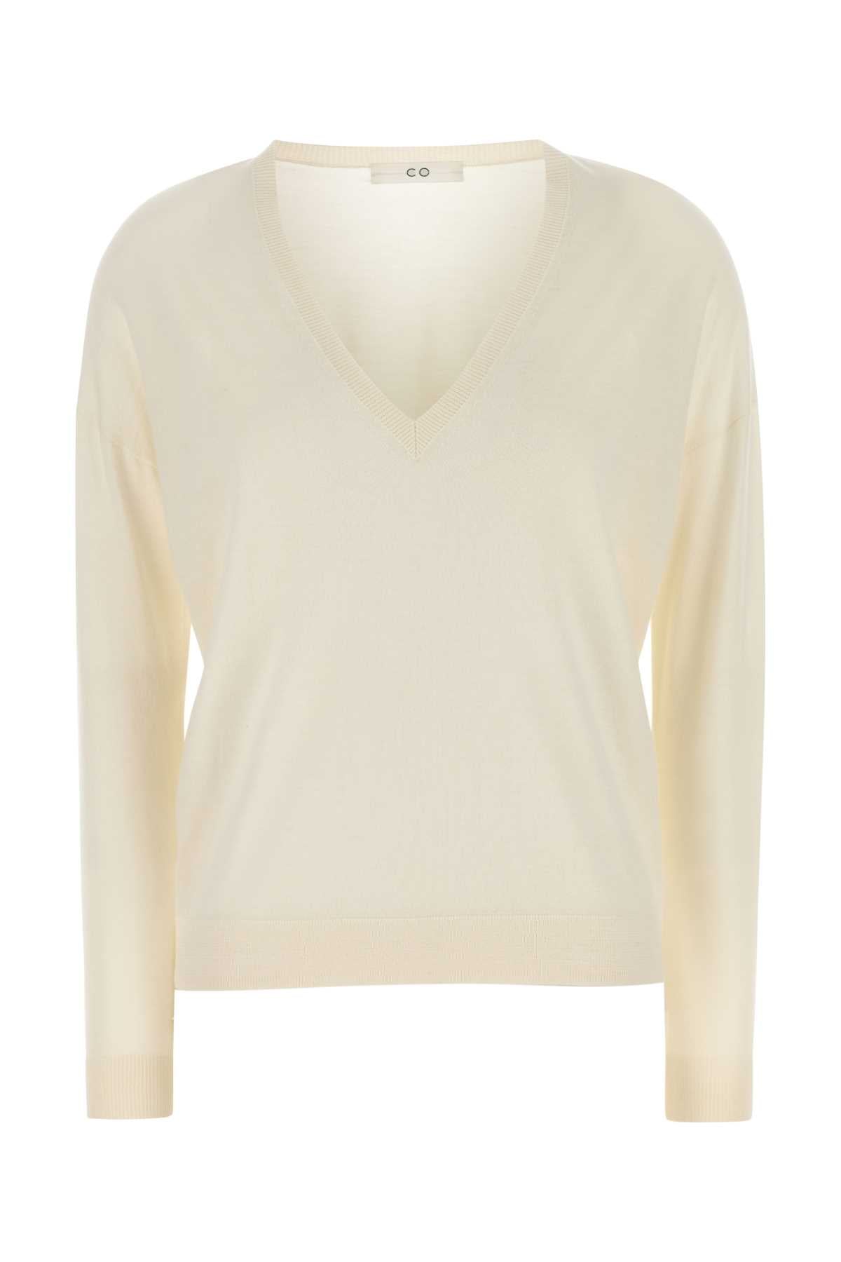 Italist Cashmere V-Neck Sweater — White