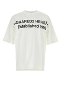 Dsquared2 Logo-Printed Cotton T-Shirt — White