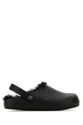 Stella McCartney Recycled Polyester Star-Embroidered Slipper — Black