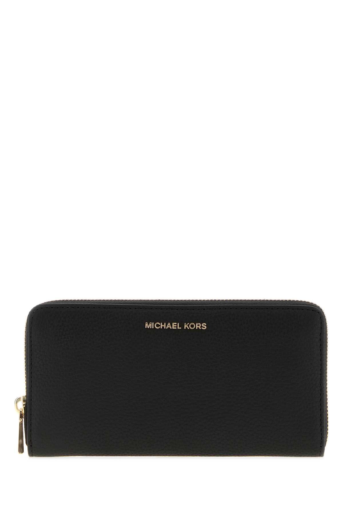 Michael By Michael Kors Slim Wallet — Black