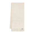 Toteme Monogram Twill Wool Scarf — White