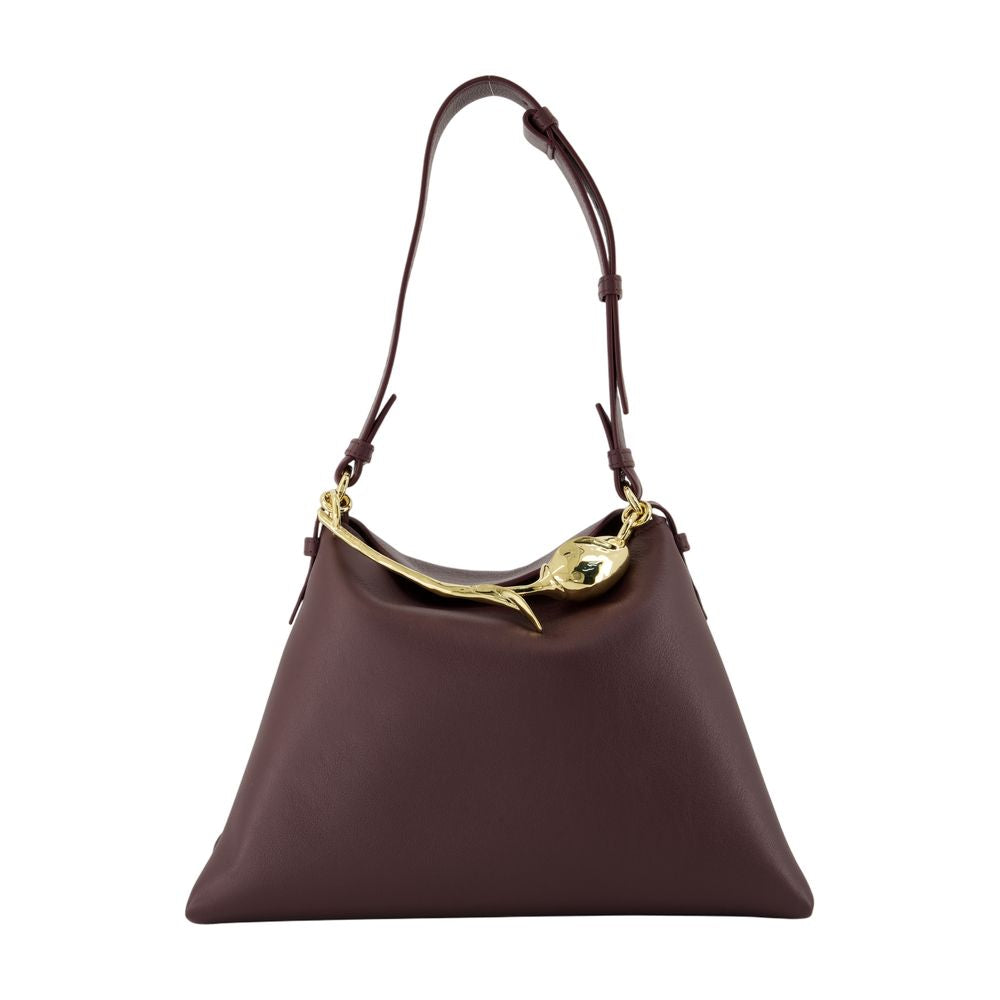 Erdem Bloom Shoulder Bag — Brown
