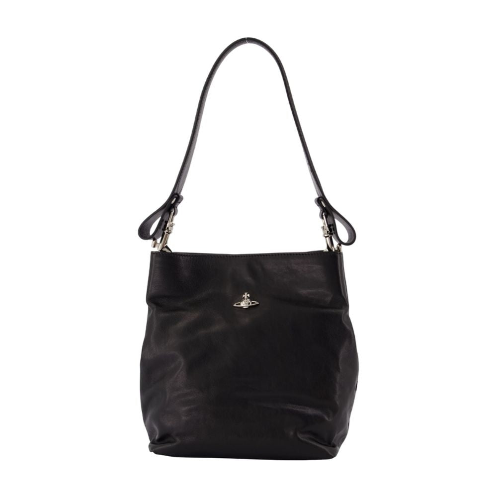 Vivienne Westwood Lottie Shoulder Bag — Black