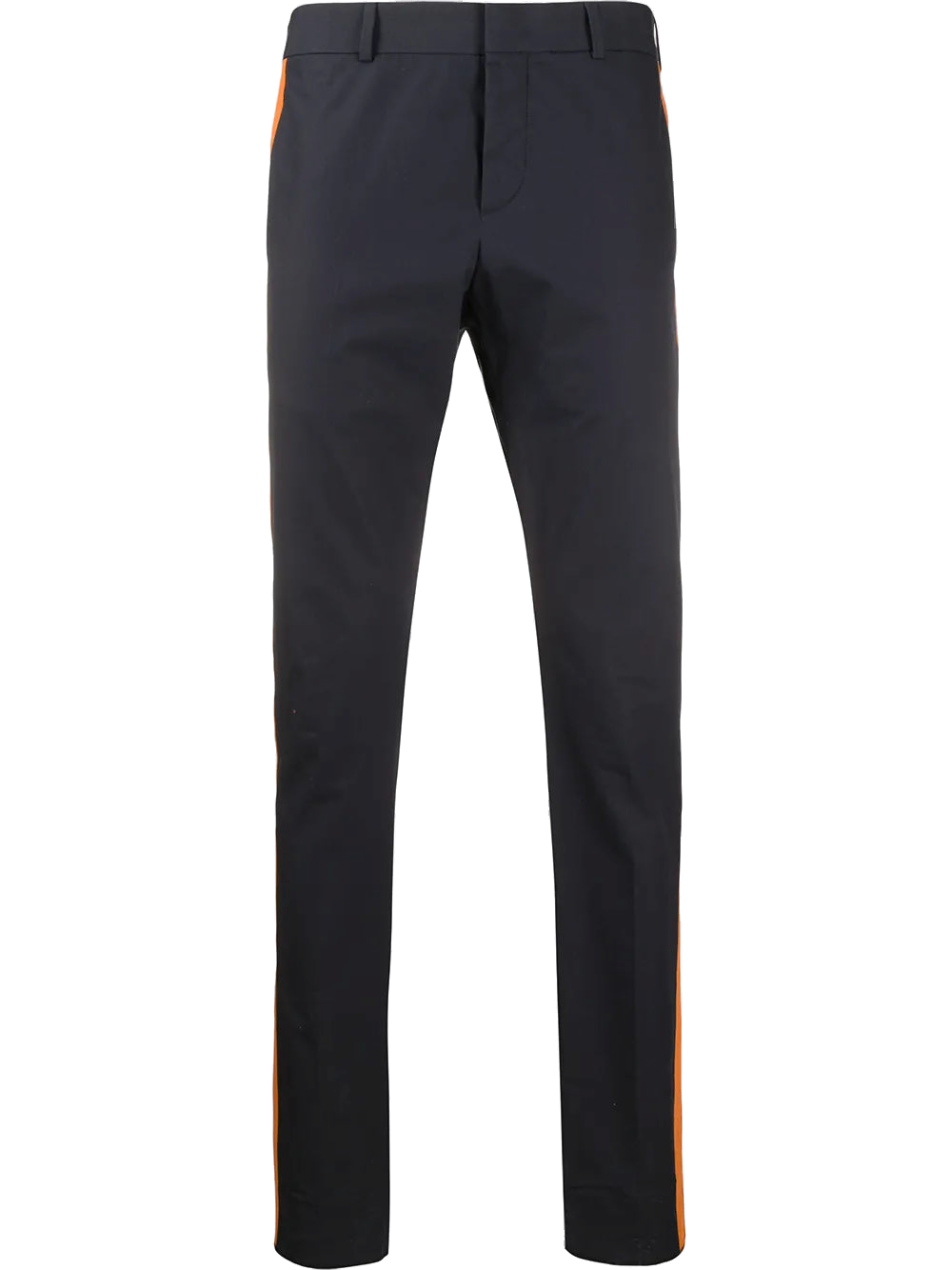 Valentino Contrast-Striped Trousers — Black