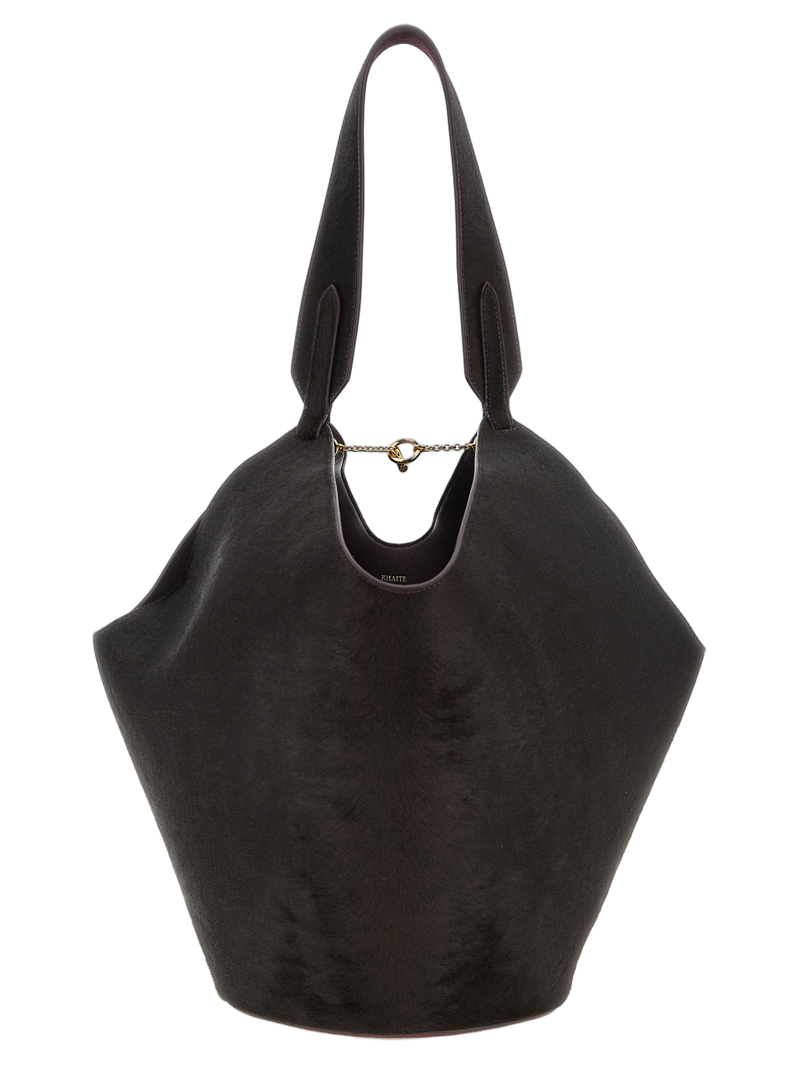 Khaite Calfskin Tote Bag — Black
