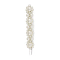 Simone Rocha Pearl-Beaded Flower Hair Clip — White