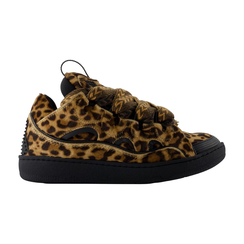 Lanvin Curb Sneaker — Brown