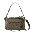 Balenciaga Le City Moto Mini Shoulder Bag — Khaki