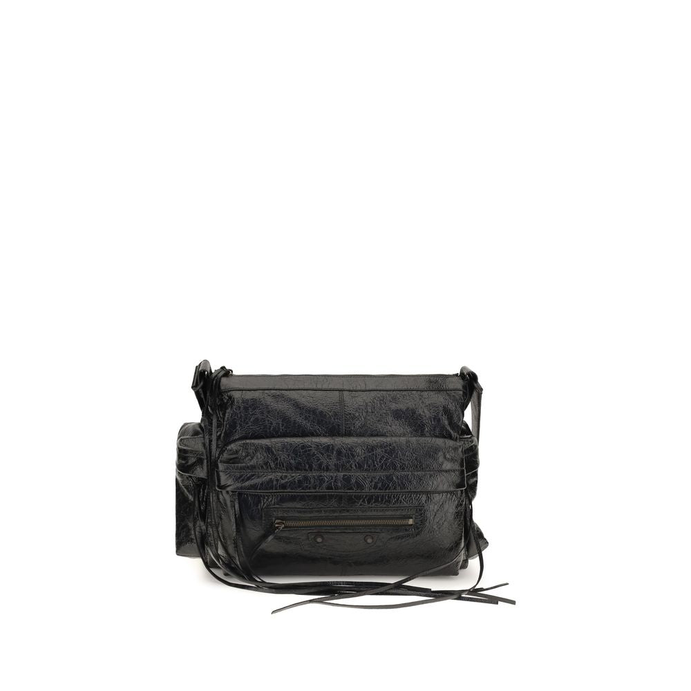 Balenciaga Le City Shoulder Bag — Black