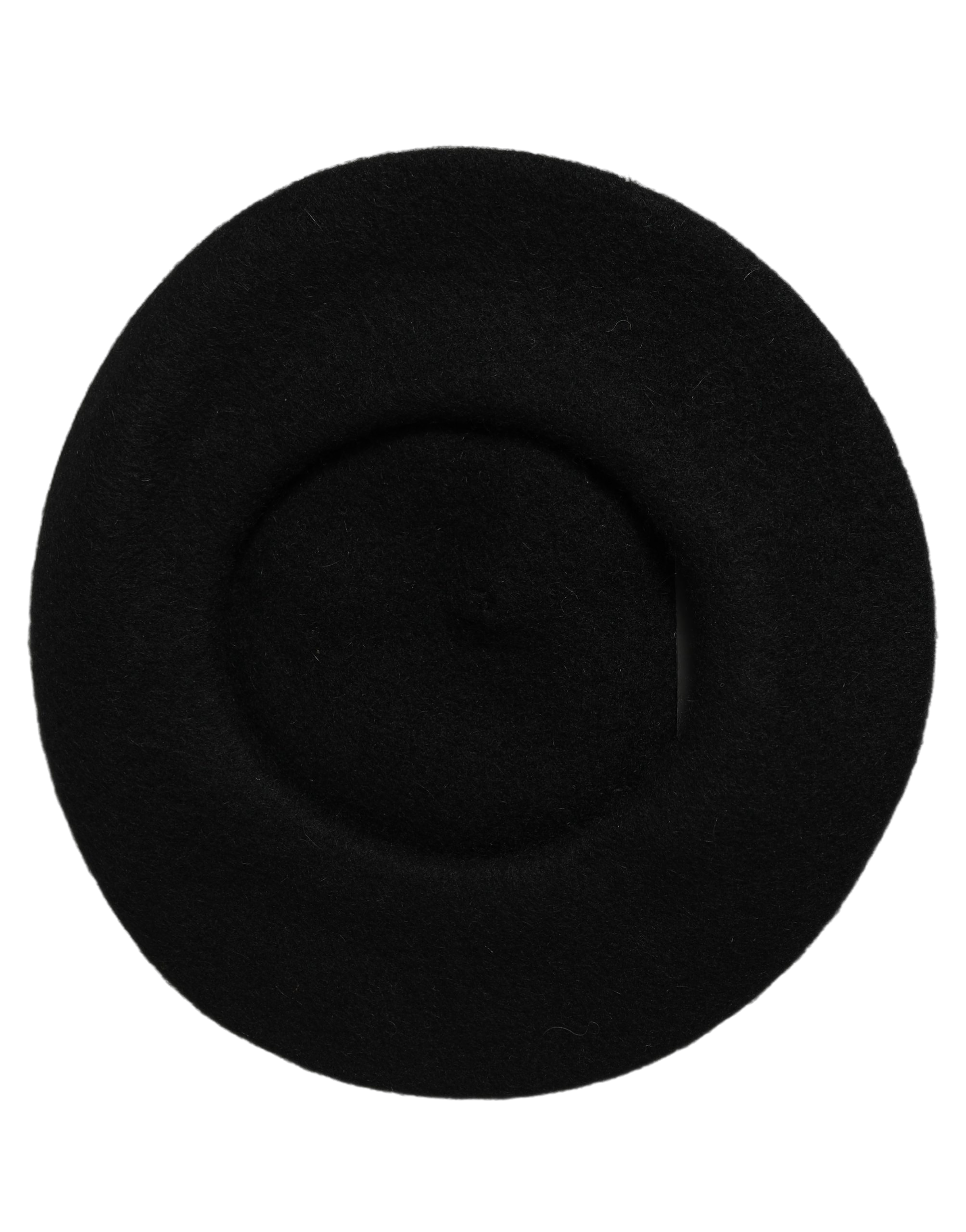 Dolce & Gabbana HAT10093 Wool and Cashmere Blend Beret — Black