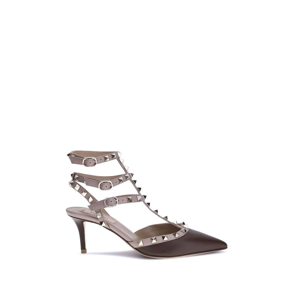 Valentino Garavani Rockstud Pump — Brown