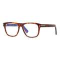 Tom Ford FT5902-B054 Tortoiseshell Square Full Rim Eyeglasses — Brown