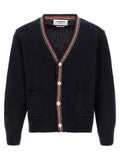 Thom Browne Wool and Mohair Blend Cardigan — Navy