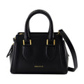 Alexander McQueen Calfskin Leather Top Handle Bag — Black