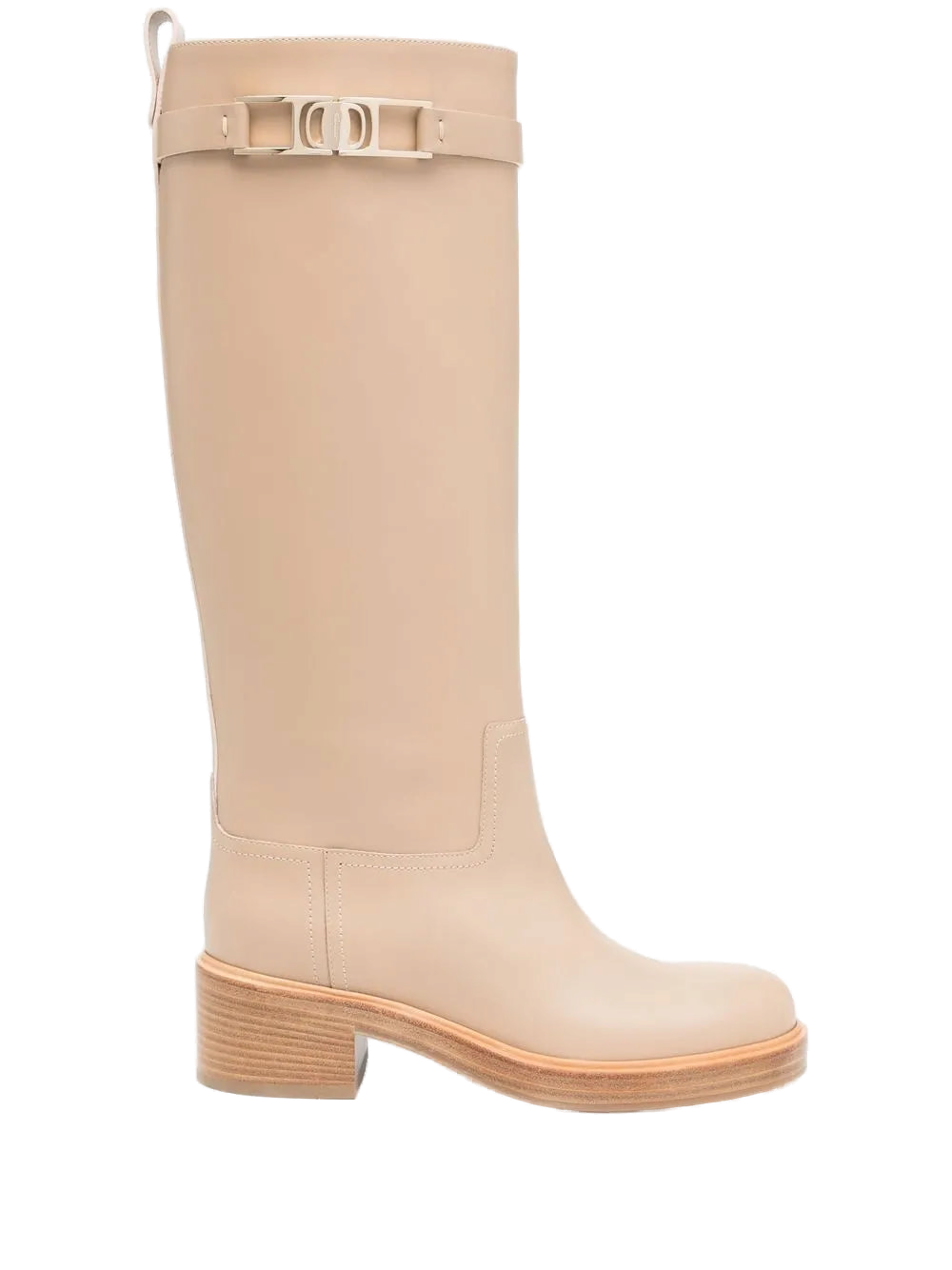 Ferragamo Ornament Boots — Brown