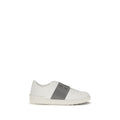 Valentino Garavani Calf Leather Low-Top Sneaker — White