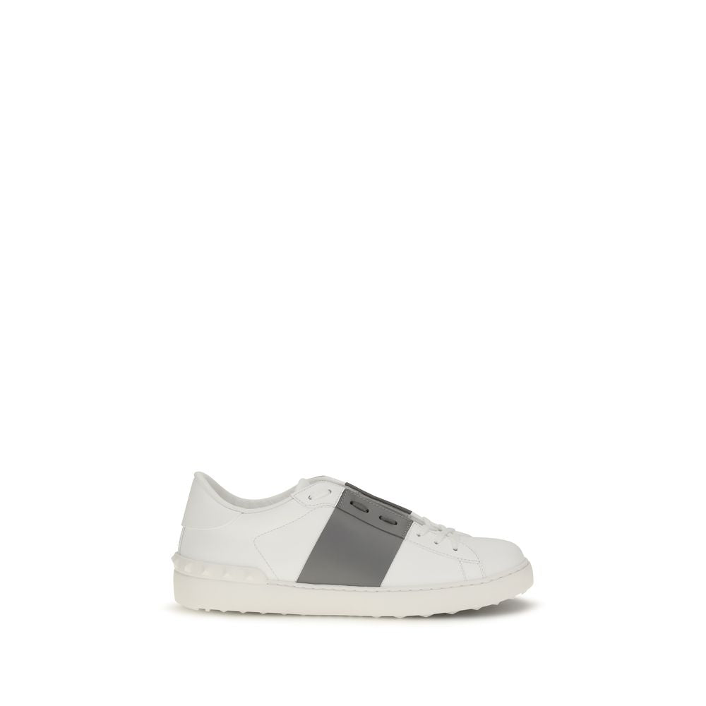 Valentino Garavani Calf Leather Low-Top Sneaker — White
