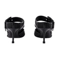 Alexander McQueen Buckle-Strap Leather Pump — Black