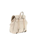 Guess Logo-Embossed Polyurethane Backpack — White