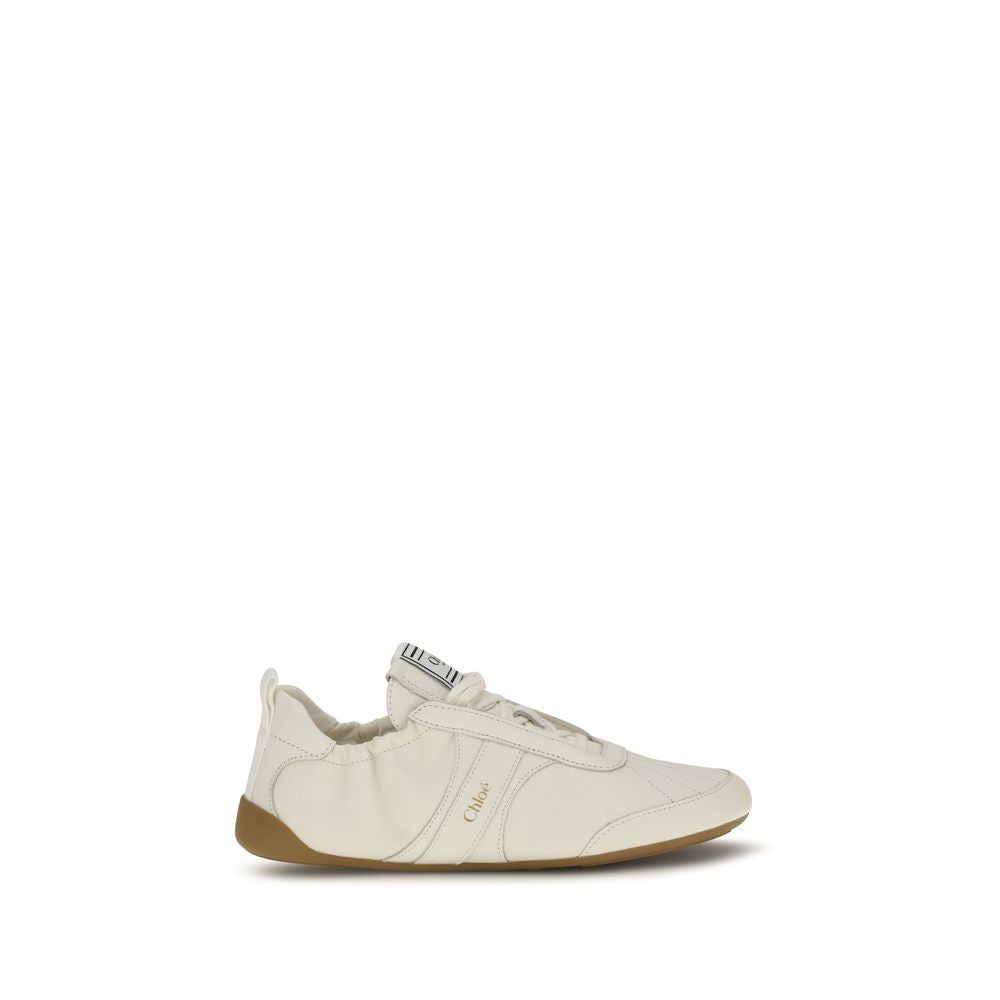 Chloé Kick Sneaker — Beige