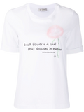 Peserico Floral Embellished T-Shirt — White