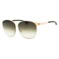 Ic! Berlin SWINGM1397032 Round Full Rim Sunglasses — Rose gold